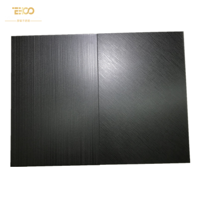 304 Bead Blast Brushed Hairline Finish Etching Decorative Stainless Steel Sheet PVD Coated Color Wall Roof Metal Plate Panels